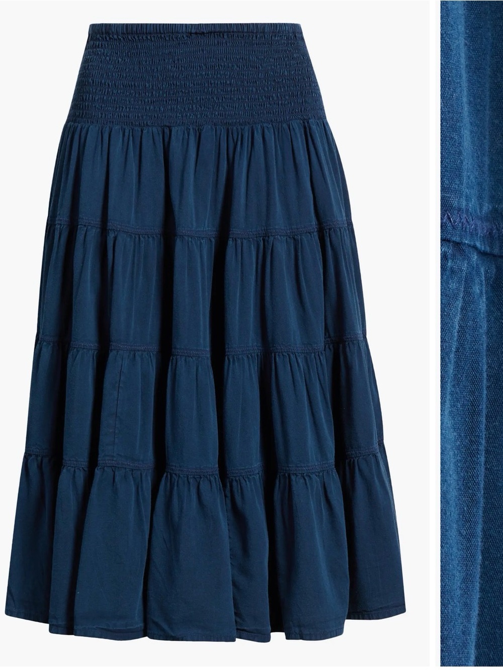 NWT BDG Urban Outfitters Bea Cotton Tiered Skirt